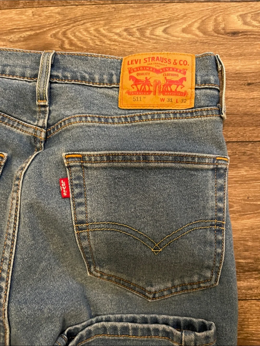 Levis skinny fit denim